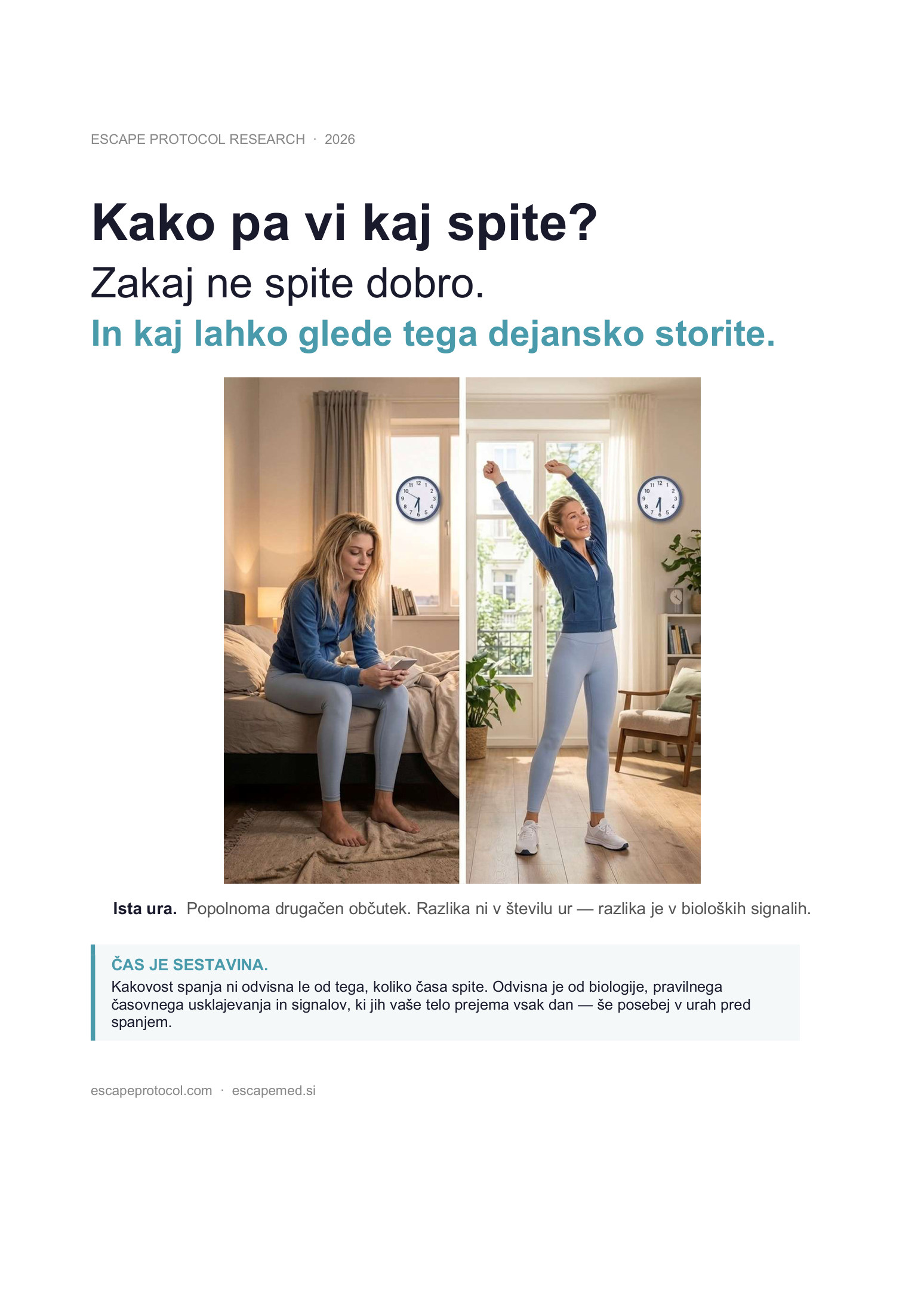 E-vodič »Kako pa vi kaj spite?« — brezplačni vodič po biologiji spanja